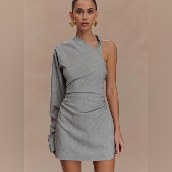 spin dress / grey marle